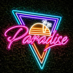 custom led neon sign — personalised name, quote & logo design